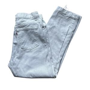 Vintage Levi’s 505 White Straight 90s Jeans